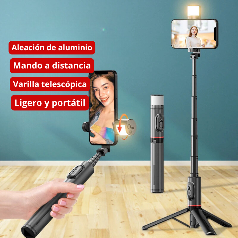 SELFIEGLOW™ TRÍPODE TELESCÓPICO